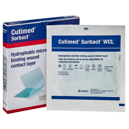 Antimicrobial Wound Contact Layer Dressing Cutimed® Sorbact® WCL 4 X 5 Inch 10 Count Sterile