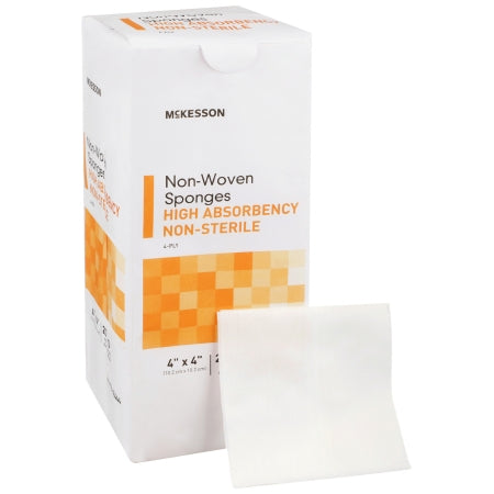 Nonwoven Sponge 4 X 4 Inch 4-Ply NonSterile 200 per Pack