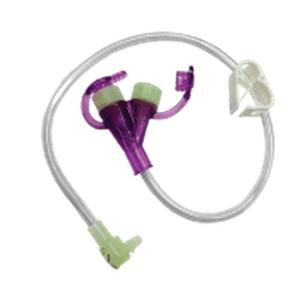 Right Angle Dual ENFit® Y-Port Feed Set micro G-JET® 24 Inch, Sterile