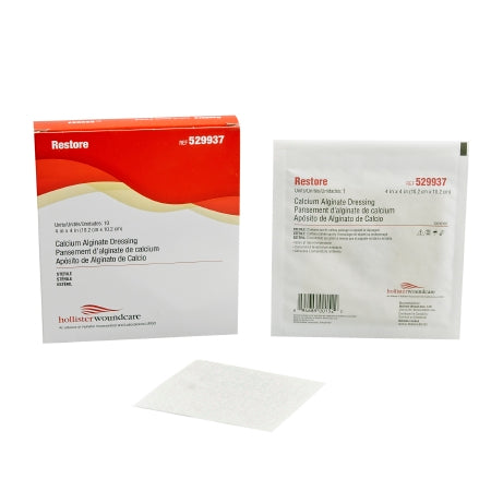 Alginate Dressing Restore™ 4 X 4 Inch Square Calcium Sodium Alginate Sterile