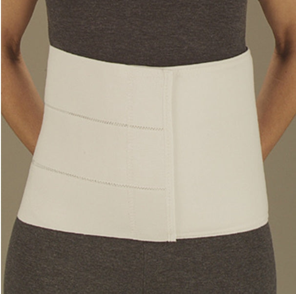DeRoyal Abdominal Binder DeRoyal® One Size Fits Most Hook and Loop Closure 27 to 48 Inch Waist or Hip Circumference 10 Inch Height Adult #13640000