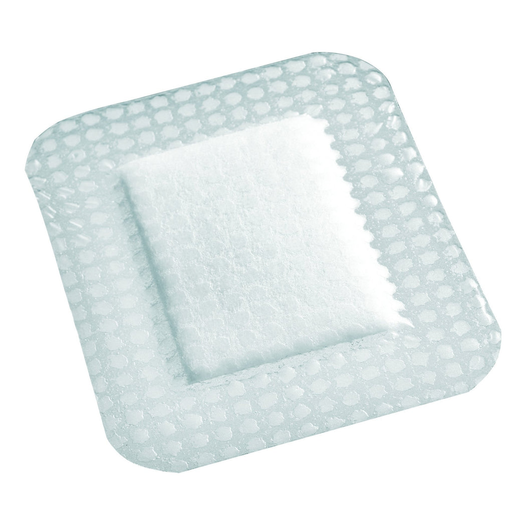 Transparent Film Dressing with Pad OpSite Post Op 3-3/8 X 3-3/4 Inch 3 Tab Delivery Rectangle Sterile #66000709
