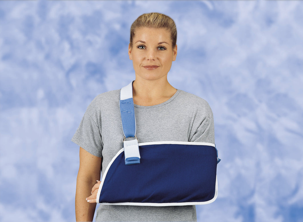 Arm Sling with Padded Strap DeRoyal® O-Ring / Hook and Loop Strap Closure 2X-Large #8023-05
