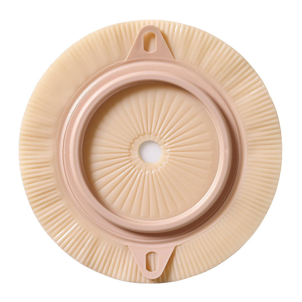 Coloplast Ostomy Barrier 2881 Assura®2 Trim to Fit, Standard Wear Pectin Based Adhesive 40 mm Flange Green Code System Synthetic Resin 3/8 to 1-3/8 Inch Opening