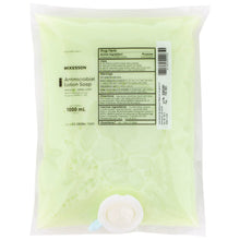Load image into Gallery viewer, Antimicrobial Soap McKesson Lotion 1,000 mL Dispenser Refill Bag Herbal Scent
