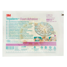 Load image into Gallery viewer, Solventum Corporation Foam Dressing 3M™ Tegaderm™ High Performance 5-5/8 X 6-1/8 Inch With Border Film Backing Acrylic Adhesive Oval Sterile #90613
