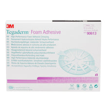 Load image into Gallery viewer, Solventum Corporation Foam Dressing 3M™ Tegaderm™ High Performance 5-5/8 X 6-1/8 Inch With Border Film Backing Acrylic Adhesive Oval Sterile #90613

