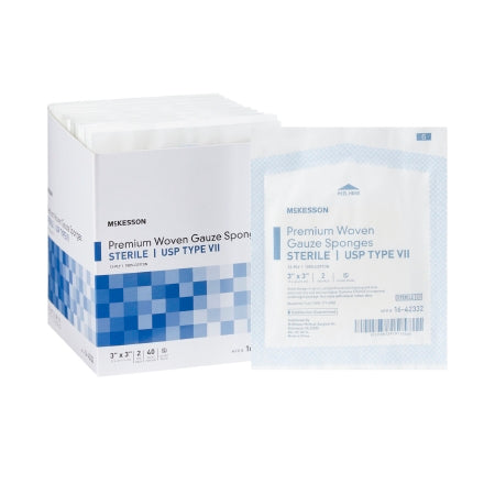 Gauze Sponge 3 X 3 Inch 12-Ply Sterile 2 per Pack