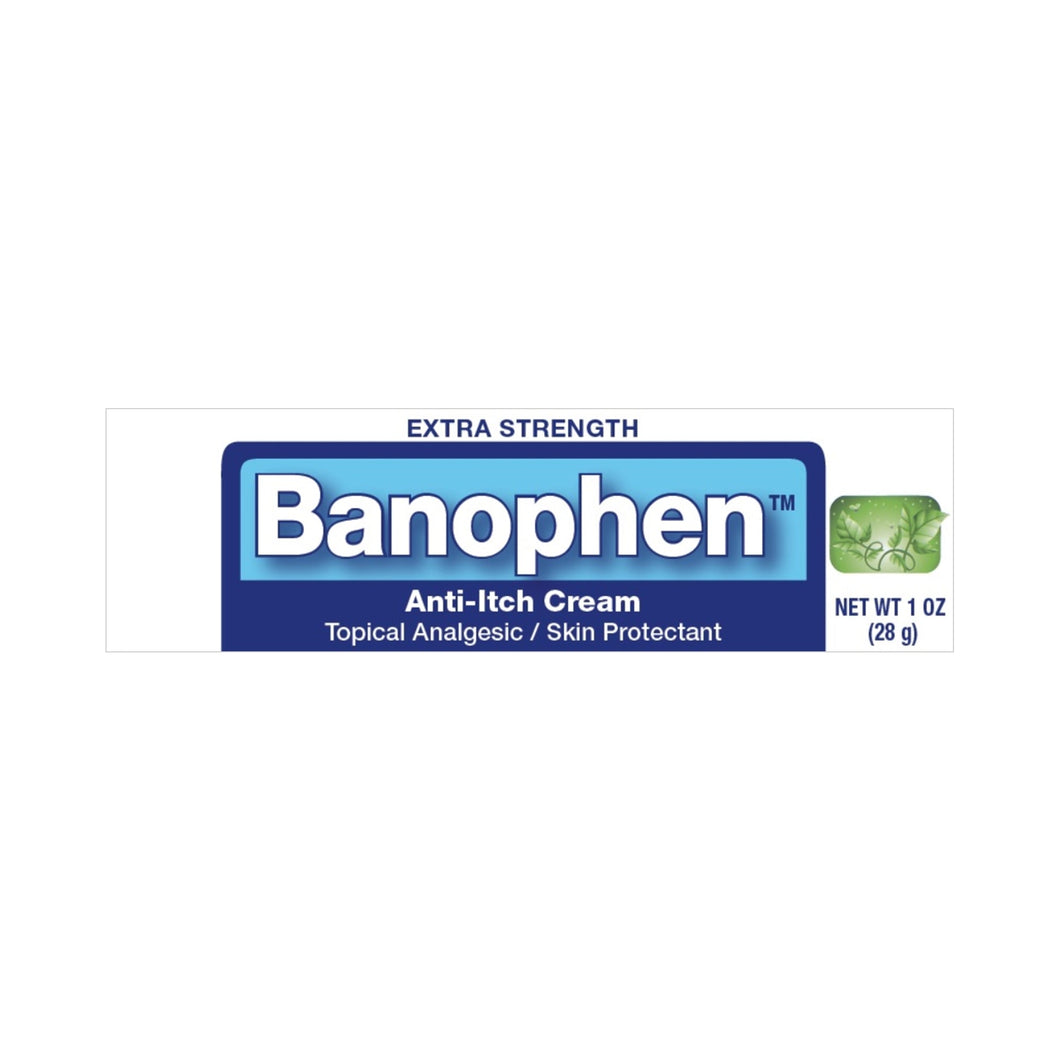 Itch Relief Banophen™ 2% - 0.1% Strength Cream 30 Gram Tube #00904535431