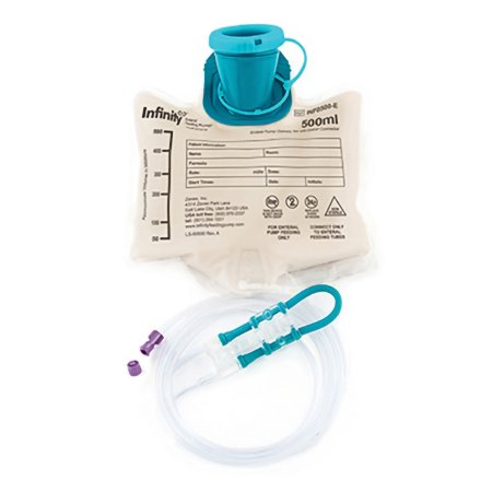 Enteral Feeding Pump Bag Set with ENFit® Connector Infinity® 500 mL Silicone NonSterile