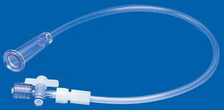 Connecting Tube Cook® Outer Diameter 14 Fr., Length 40 cm, With Stopcock, Drainage Bag Connector, Sterile, Disposable