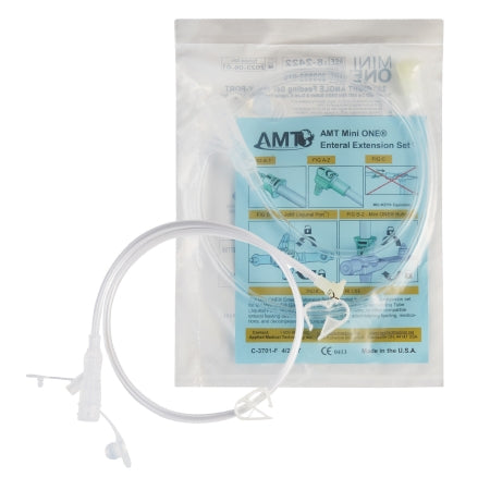 Right Angle Connector with Y-Port Adapter Mini ONE® 24 Inch, Clear