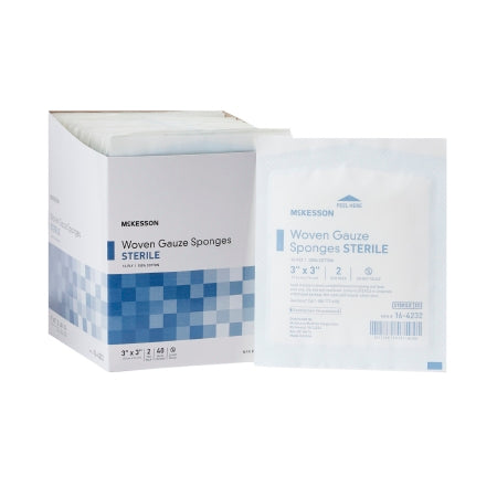 Gauze Sponge 3 X 3 Inch 12-Ply Sterile 2 per Pack