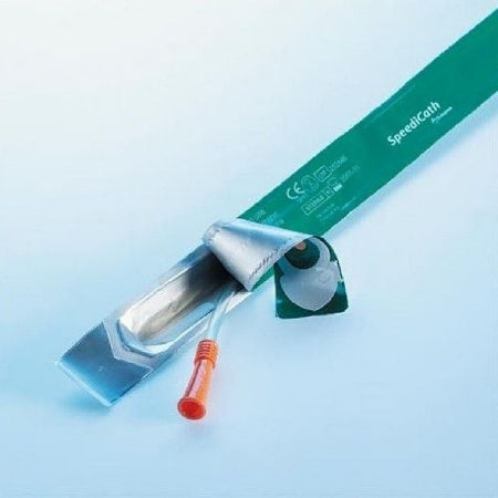 Intermittent Catheter Tray SpeediCath® Female / Straight Tip 6 Fr. Without Balloon Hydrophilic Coated Polyurethane