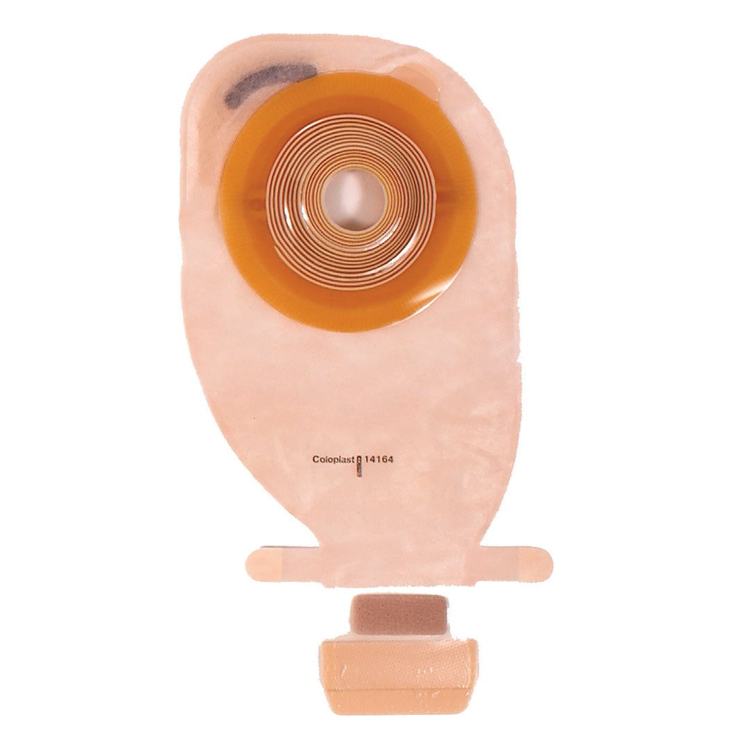 Coloplast Ostomy Pouch Assura® EasiClose™ 14163 One-Piece System 11 Inch Length, Maxi Convex, Pre-Cut 7/8 Inch Stoma Drainable