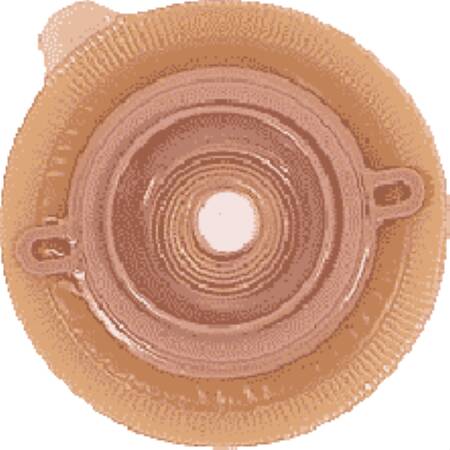 Coloplast Ostomy Barrier 12844 Assura® Precut, Extended Wear Silicone Based Adhesive 50 mm Flange Red Code System Synthetic Resin 1-3/16 Inch Opening