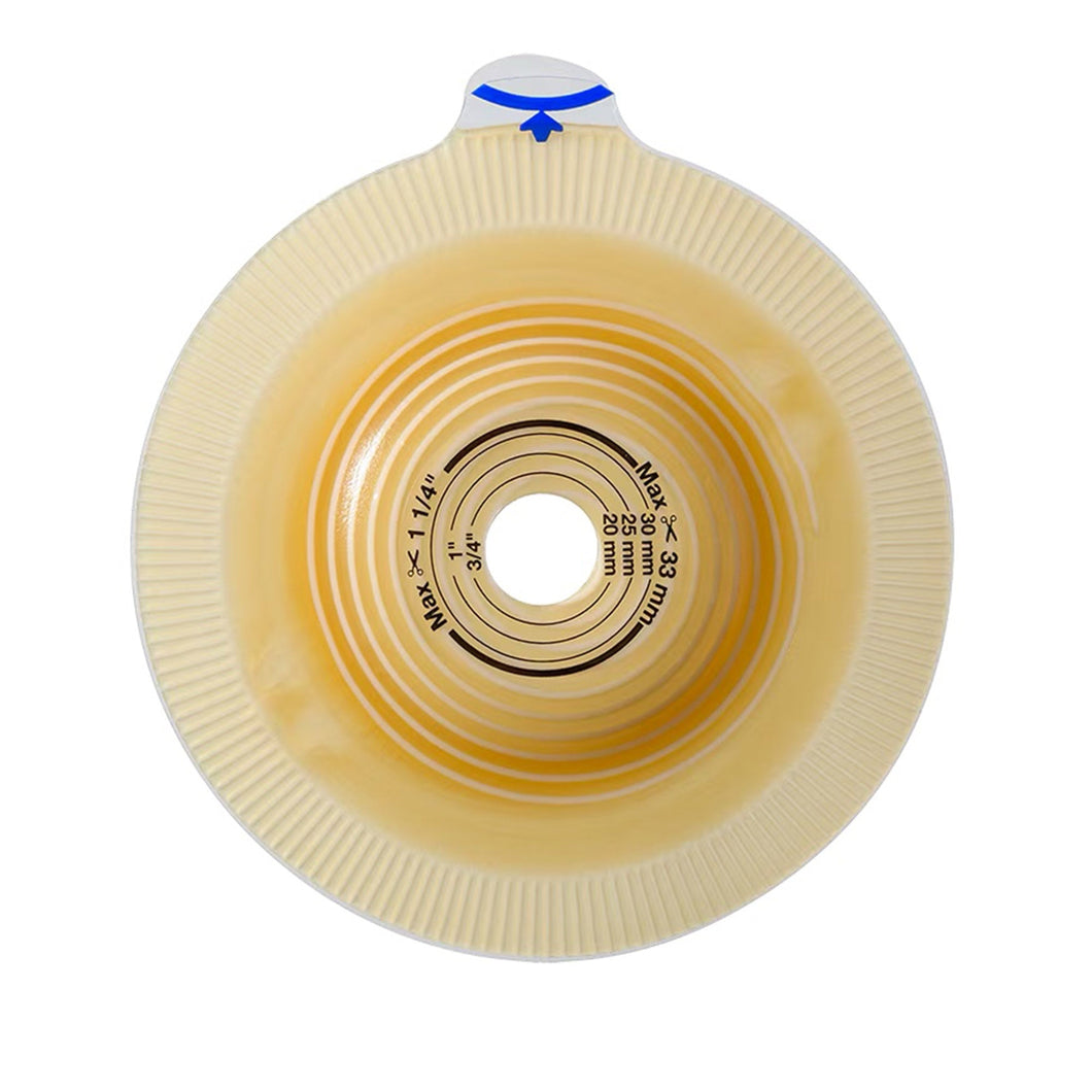 Coloplast Ostomy Barrier 14235 Assura® Xpro Precut, Extended Wear Silicone Based Adhesive 50 mm Flange Red Code System Synthetic Resin 1-1/8 Inch Opening