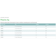 Load image into Gallery viewer, Molnlycke Silver Foam Dressing Mepilex® Ag 4 X 4 Inch Square Sterile #287100
