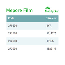 Load image into Gallery viewer, Transparent Film Dressing Mepore® Film 6 X 8-1/2 Inch Frame Style Delivery Rectangle Sterile #273000
