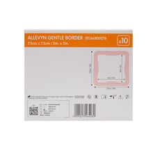 Load image into Gallery viewer, Smith &amp; Nephew Foam Dressing Allevyn Gentle Border 3 X 3 Inch With Border Film Backing Silicone Gel Adhesive Square Sterile #66800276
