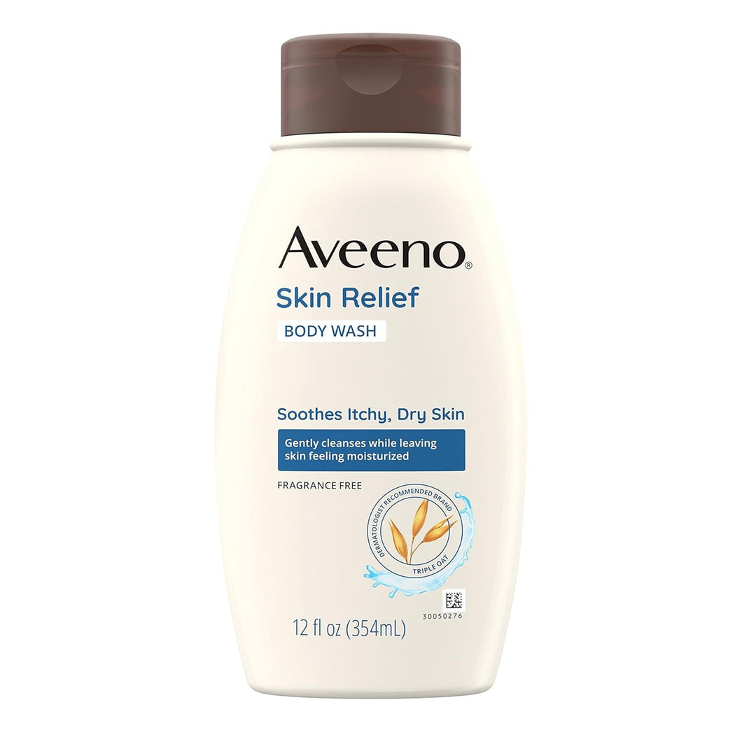 Body Wash Aveeno® Skin Relief Liquid 12 oz. Bottle Unscented