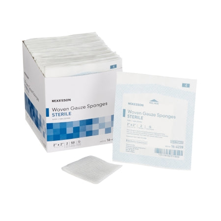 Gauze Sponge 2 X 2 Inch 8-Ply Sterile 2 per Pack