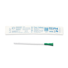 Load image into Gallery viewer, ConvaTec Urethral Catheter Cure Catheter® Straight Tip Uncoated PVC 14 Fr. 6 Inch #F14

