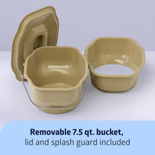 Load image into Gallery viewer, Medline Bedside Commode with Microban #MDS89664ELMB
