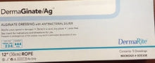 Load image into Gallery viewer, DermaRite Industries Silver Alginate Dressing DermaGinate/ Ag™ 12 Inch Length Rope Sterile #00530E
