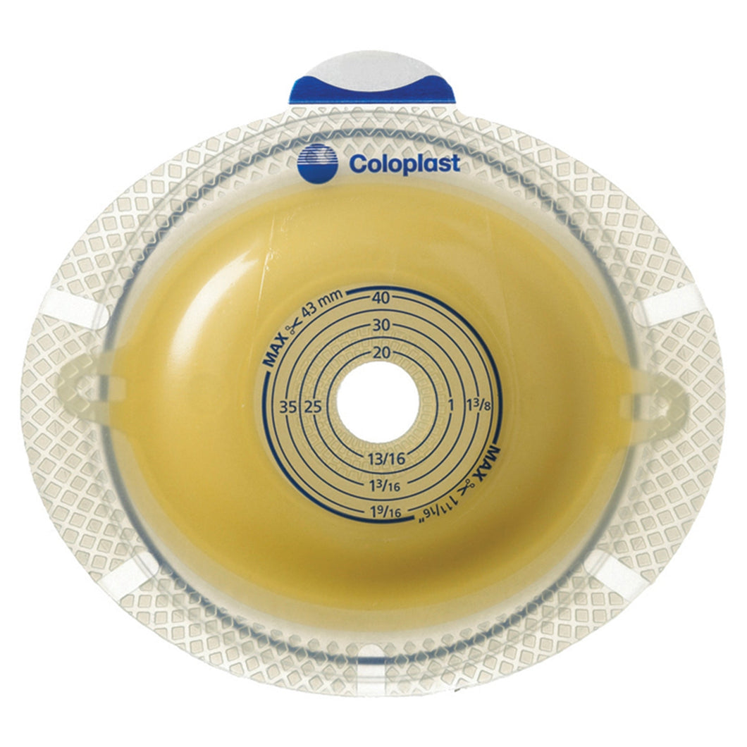 Coloplast Ostomy Barrier 11306 SenSura® Flex Xpro Trim to Fit, Extended Wear Double Layer Adhesive 50 mm Flange Red Code System 5/8 to 1-3/4 Inch Opening