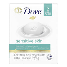 Load image into Gallery viewer, Soap Dove® Sensitive Skin Bar 4.25 oz. Individually Wrapped Unscented
