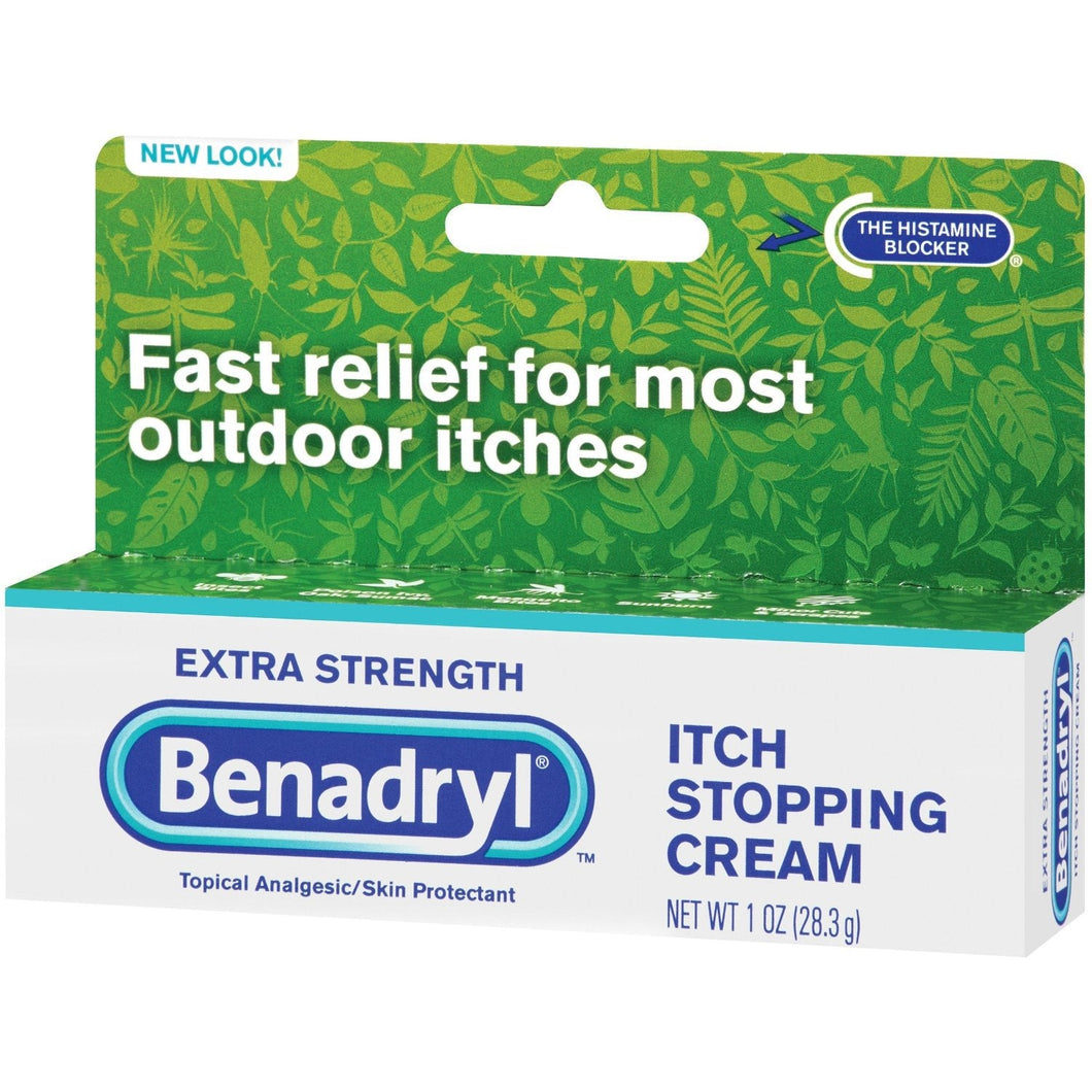 Itch Relief Benadryl® 2% - 0.1% Strength Cream 1 oz. Tube #00501320101