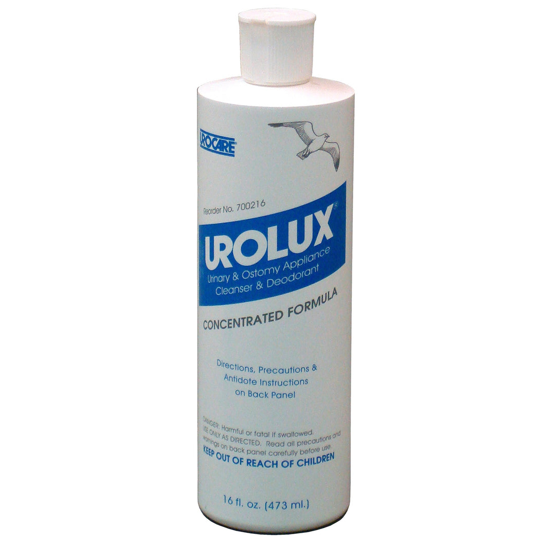 Urocare Urinary and Ostomy Appliance Cleanser and Deodorant Urolux® Standard, 16 fl. oz. Bottle, Citrus Scent #700216