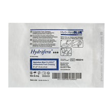 Load image into Gallery viewer, BSN Medical Antibacterial Foam Dressing Hydrofera BLUE® Classic 2 X 2 Inch Without Border Without Film Backing Nonadhesive Square Sterile #HB2214
