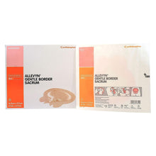 Load image into Gallery viewer, Smith &amp; Nephew Foam Dressing Allevyn Gentle Border 6-5/8 X 6-3/4 Inch With Border Film Backing Silicone Gel Adhesive Sacral Sterile #66800898
