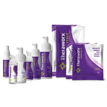 Load image into Gallery viewer, Rinse-Free Skin Cleanser with Silver Theraworx® Protect Advanced Hygiene and Barrier System Foaming 7.1 oz. Pump Bottle Lavender Scent
