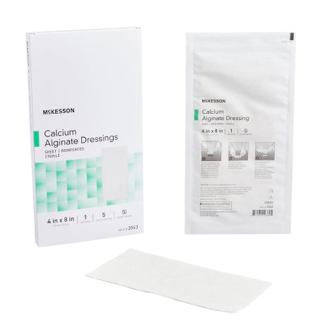 Alginate Dressing 4 X 8 Inch Rectangle