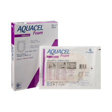 Load image into Gallery viewer, ConvaTec Foam Dressing Aquacel® 5-1/2 X 8 Inch With Border Waterproof Film Backing Silicone Adhesive Heel Sterile #420625
