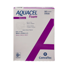 Load image into Gallery viewer, ConvaTec Foam Dressing Aquacel® 7 X 8 Inch With Border Waterproof Film Backing Silicone Adhesive Sacral Sterile #420626
