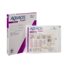 Load image into Gallery viewer, ConvaTec Foam Dressing Aquacel® 7 X 8 Inch With Border Waterproof Film Backing Silicone Adhesive Sacral Sterile #420626
