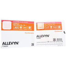 Load image into Gallery viewer, Smith &amp; Nephew Foam Dressing Allevyn Gentle Border 4 X 4 Inch With Border Film Backing Silicone Gel Adhesive Square Sterile #66800270
