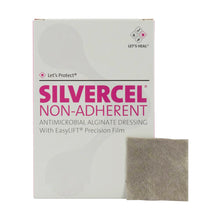 Load image into Gallery viewer, Solventum Corporation Silver Alginate Dressing Silvercel™ Antimicrobial 4 X 8 Inch Rectangle Sterile #800408
