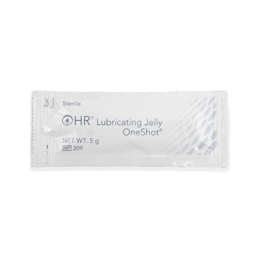 Lubricating Jelly HR® One Shot® 5 Gram Individual Packet Sterile