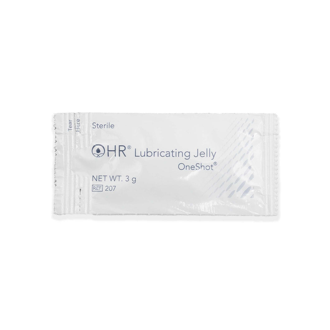 Lubricating Jelly HR® One Shot® 3 Gram Individual Packet Sterile