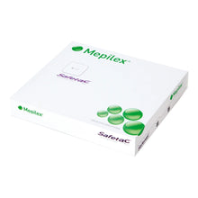 Load image into Gallery viewer, Molnlycke Foam Dressing Mepilex® 4 X 5 Inch Without Border Film Backing Silicone Adhesive Rectangle Sterile #294090
