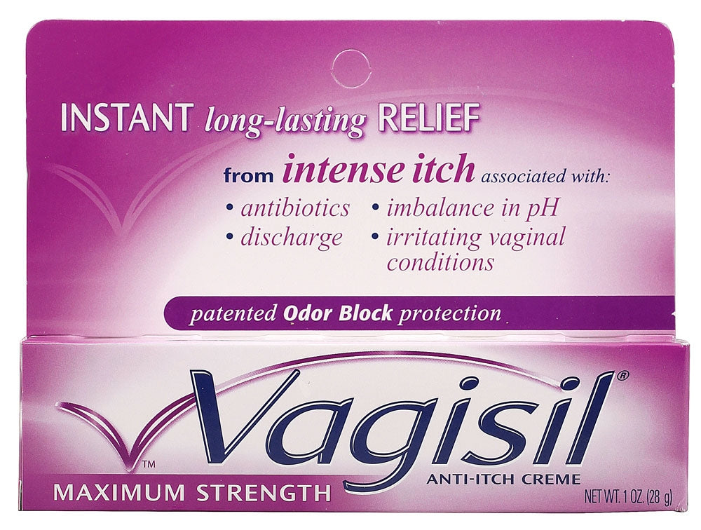 Itch Relief Vagisil® 20% - 3% Strength Cream 1 oz. Tube #01150900372