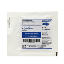 Load image into Gallery viewer, BSN Medical Antibacterial Foam Dressing Hydrofera BLUE® READY 2-1/2 X 2-1/2 Inch Without Border Without Film Backing Nonadhesive Square Sterile #HBRS2520
