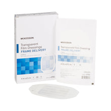 Load image into Gallery viewer, Transparent Film Dressing McKesson 4 X 4-3/4 Inch Frame Style Delivery Octagon Sterile #4986
