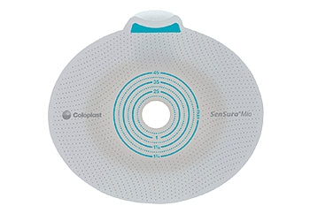 Coloplast Ostomy Barrier 10524 SenSura® Mio Click Precut, Extended Wear Elastic Adhesive 60 mm Flange Blue Code System 1-3/4 Inch Opening