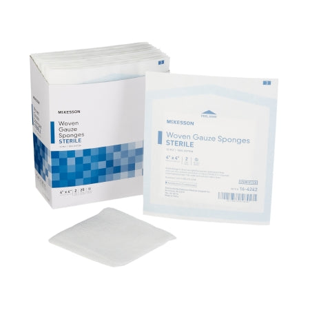 Gauze Sponge 4 X 4 Inch 2 per Pack Sterile 12-Ply Square